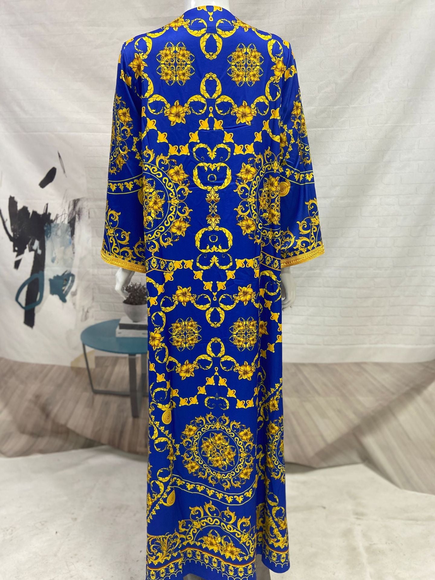 Women's Printed Gown Dress