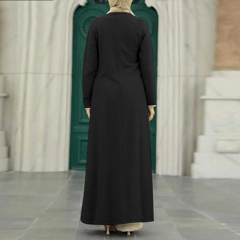 Women's Solid Color Elegant Slit Dress