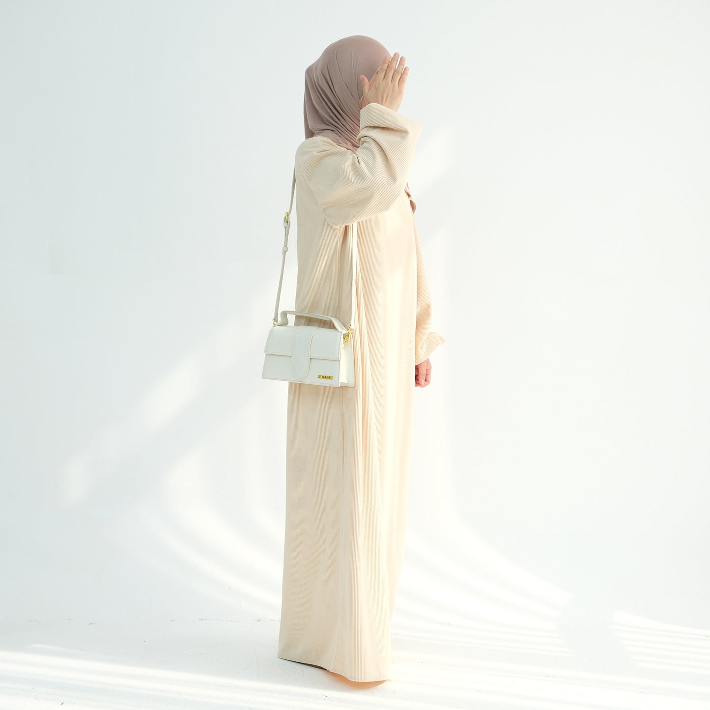 Women's Casual Solid Color Abaya Dress