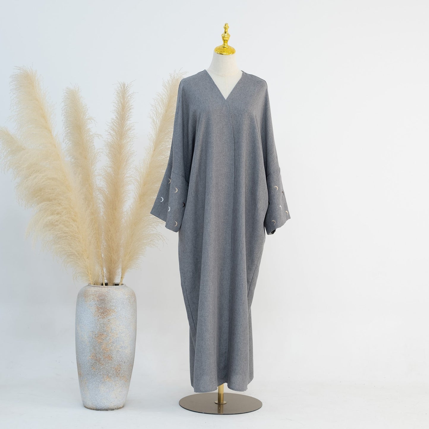 Women's Elegant Cardigan Robe Dress