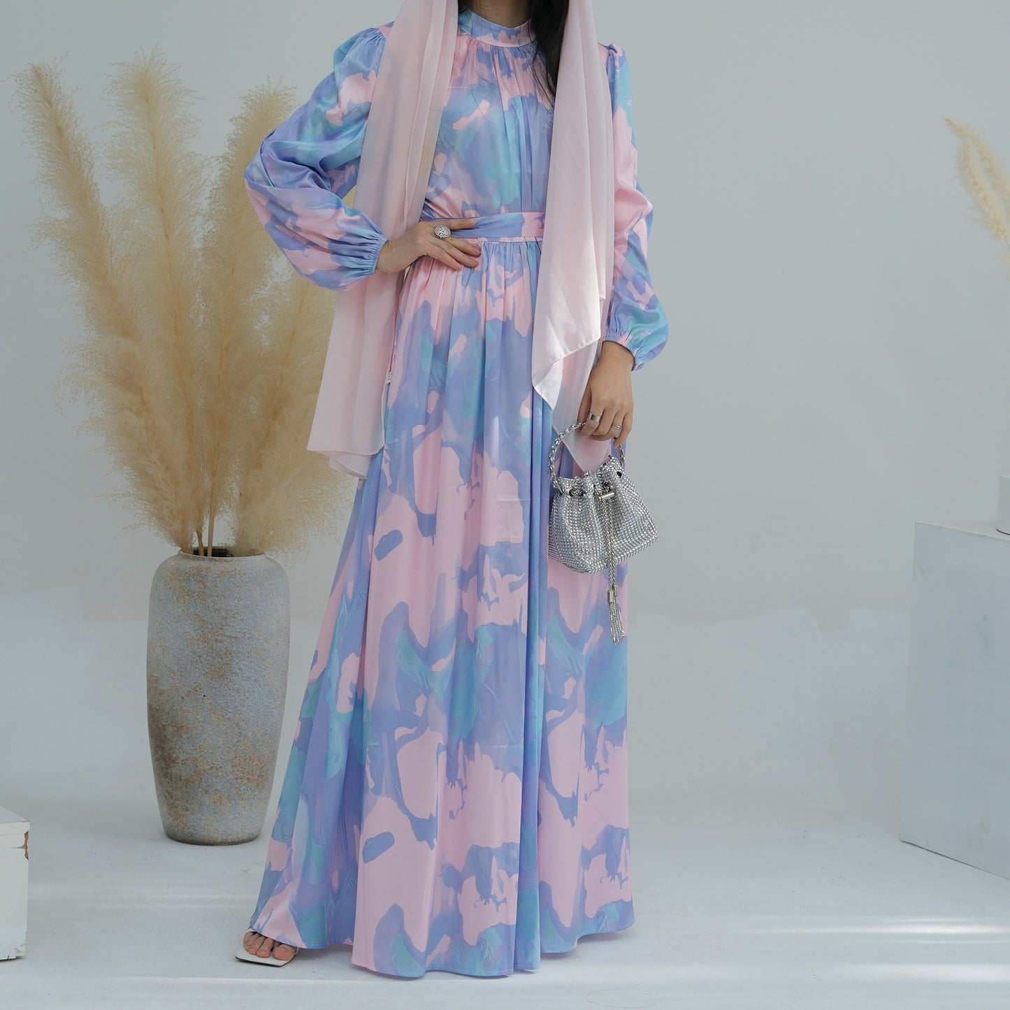 Women's Ankle-length Printed Dress