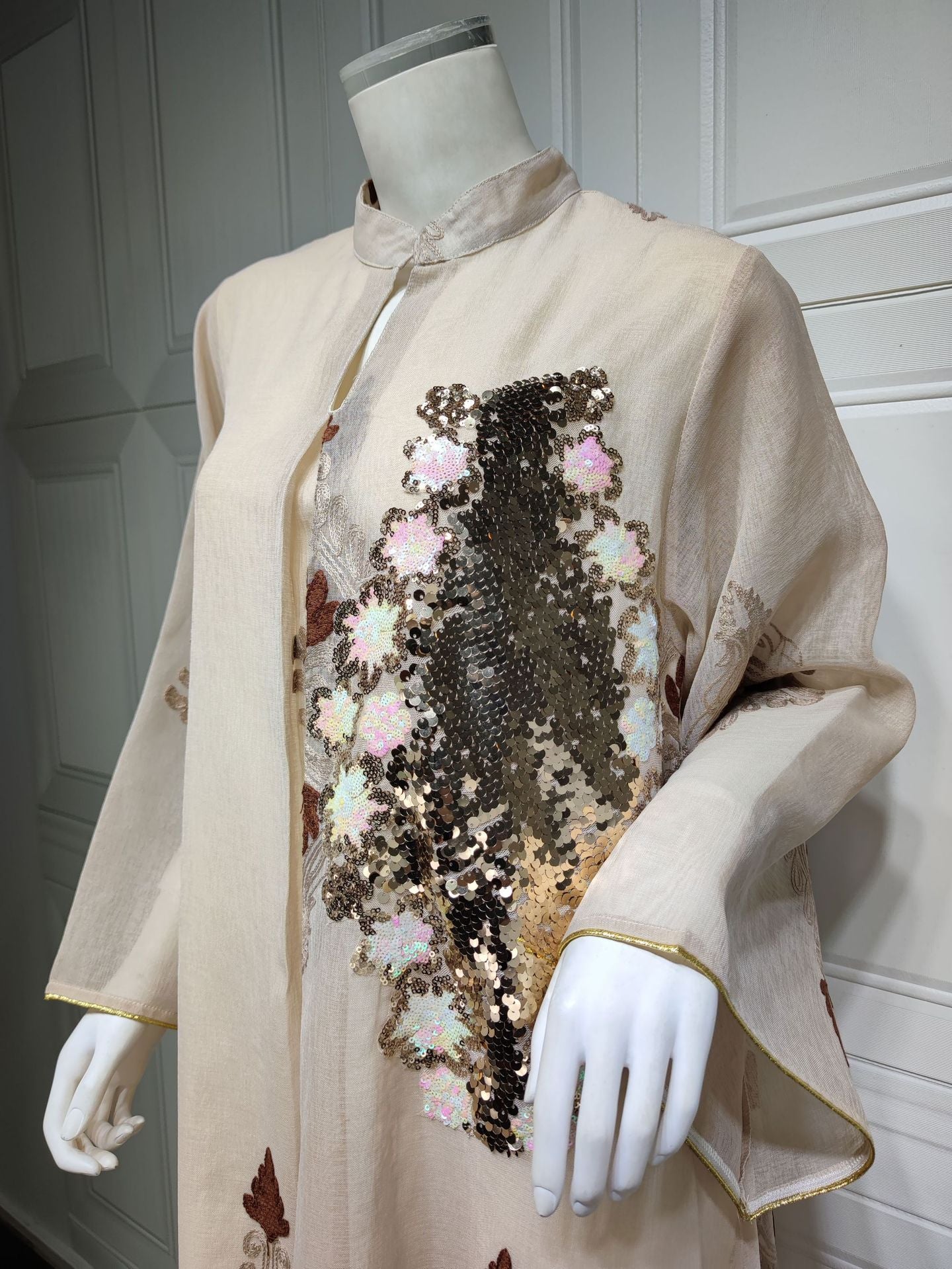 Women's Beaded Embroidered Party Dress