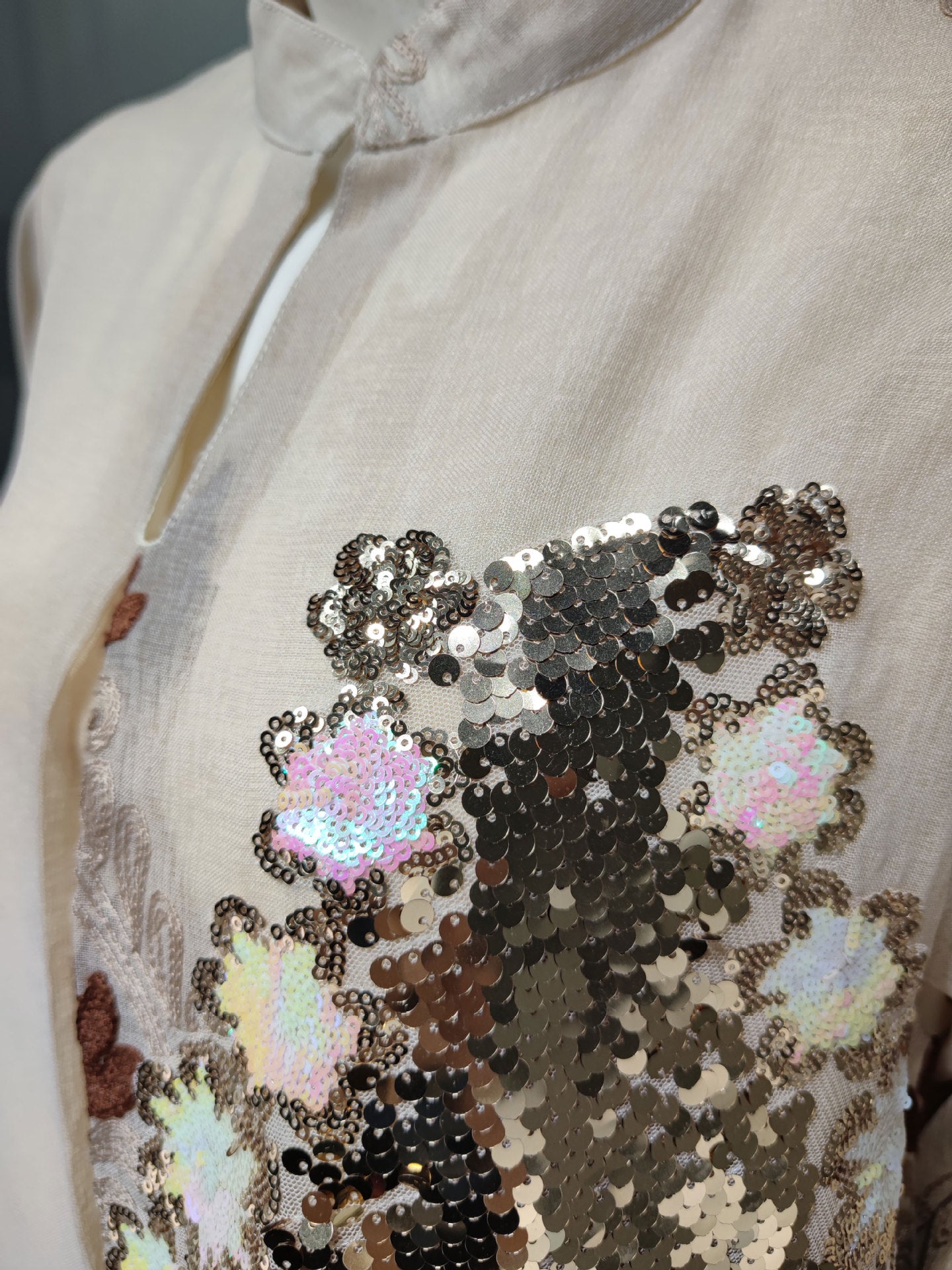 Women's Beaded Embroidered Party Dress