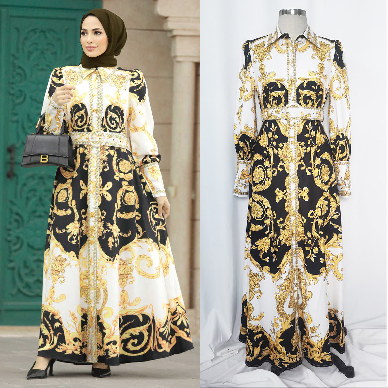 Women's Printed Swung Dress