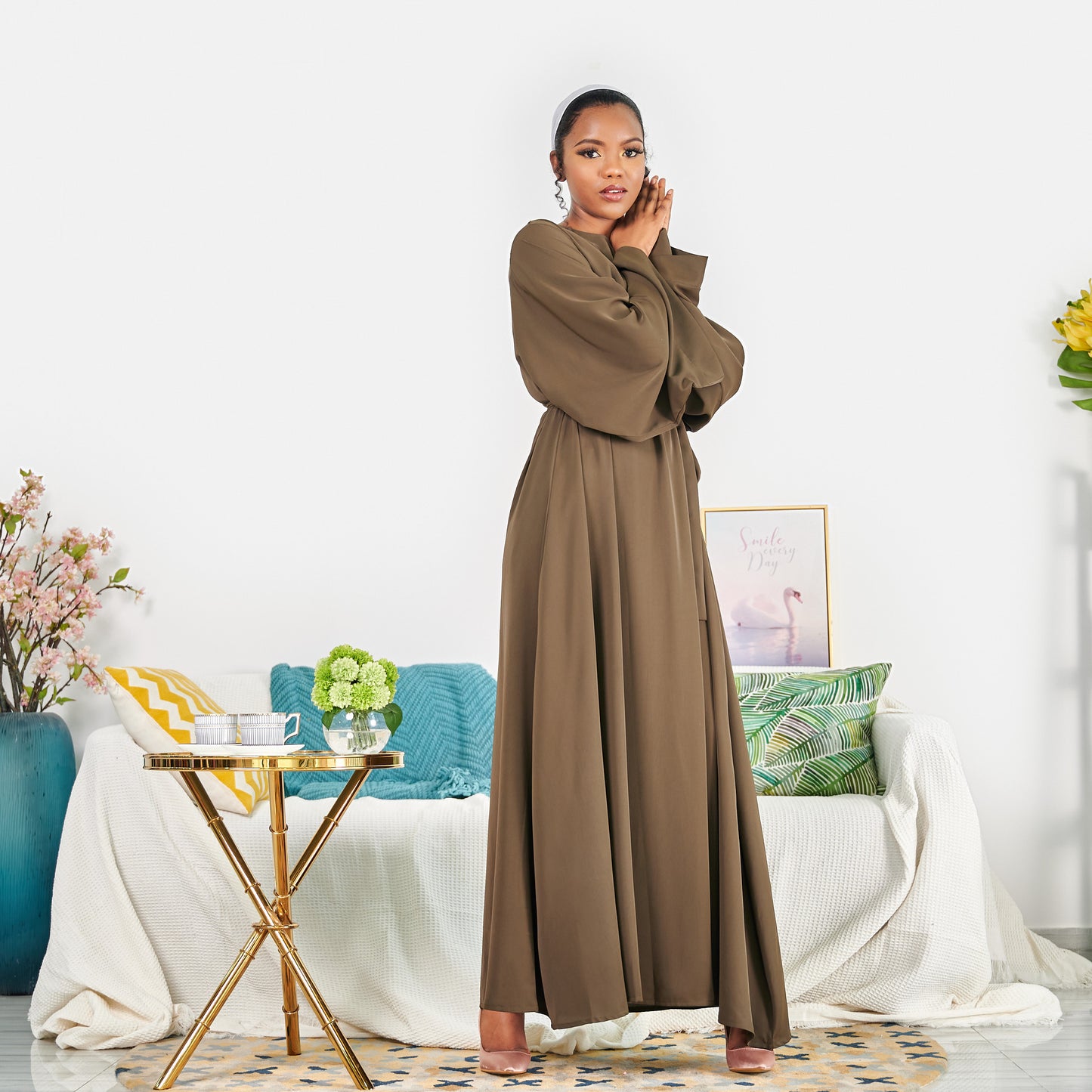 Women's Plain Casual Maxi Dress
