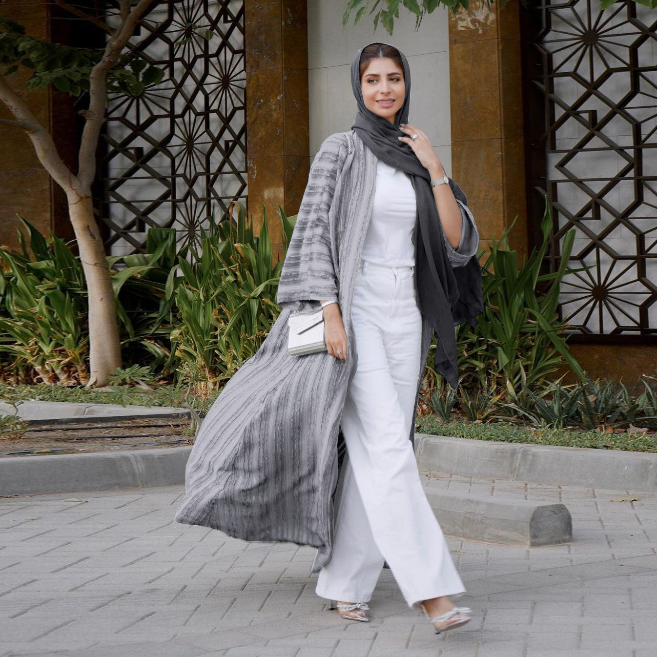 Women's Retro Cardigan Knitted robe