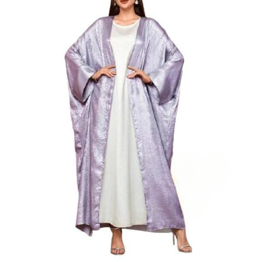 Women's Long-sleeved Loose Open Abaya Dresses