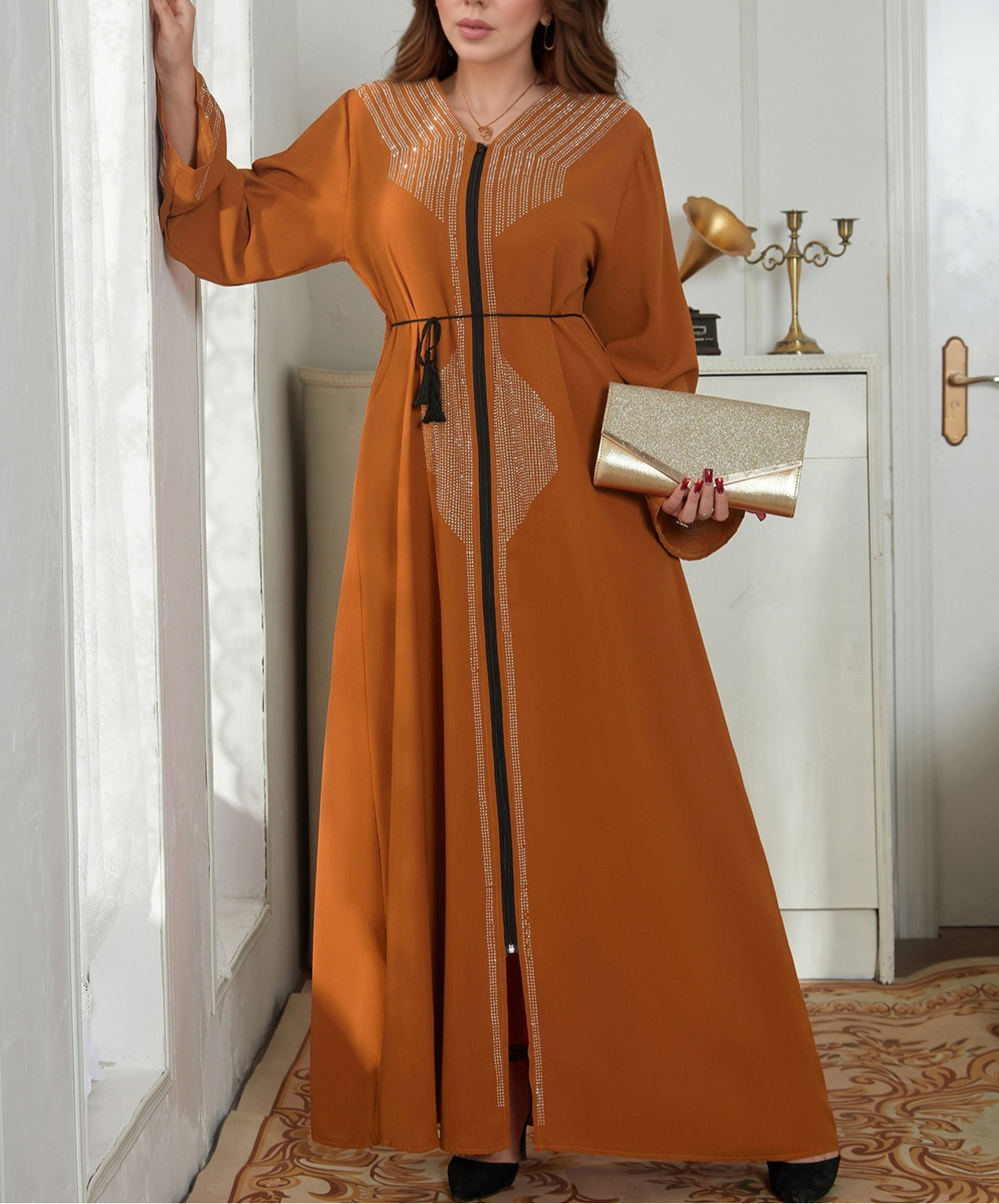 Women's Loose Trendy Modest Party Dress