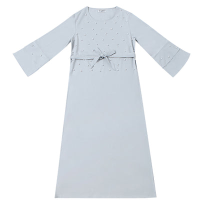 Women's Solid Beaded Dress