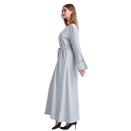 Women's Solid Beaded Dress