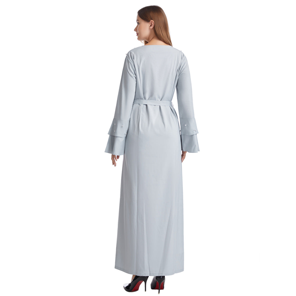 Women's Solid Beaded Dress