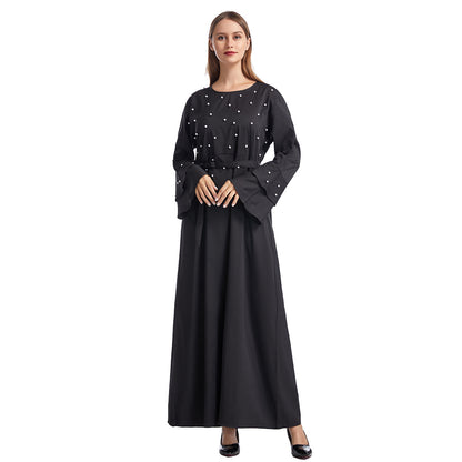Women's Solid Beaded Dress