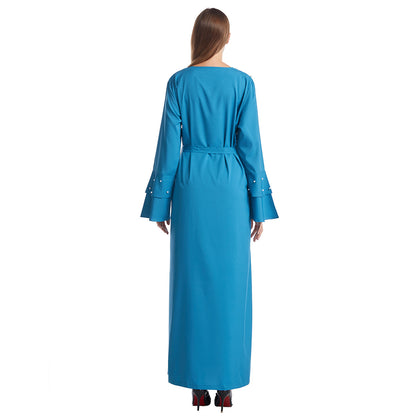 Women's Solid Beaded Dress