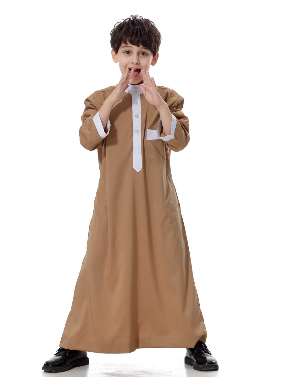 Middle Eastern Teen Boy Robe