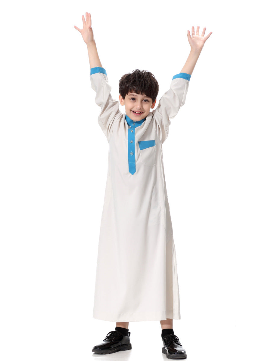 Middle Eastern Teen Boy Robe