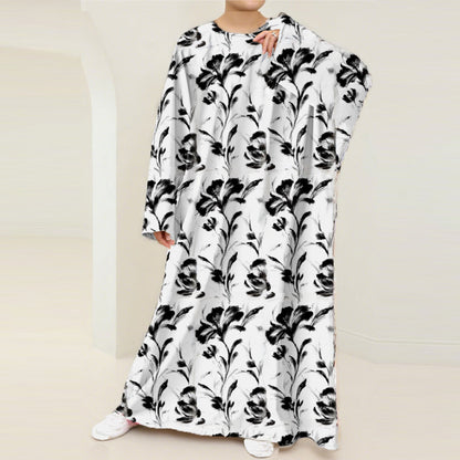 Black Lily Nursing Kaftan Dress – Elegant Modest Wear