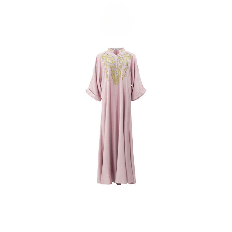 Women's Embroidered Abaya Dress