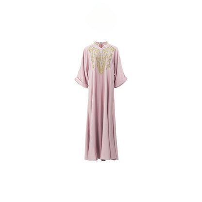 Women's Embroidered Abaya Dress