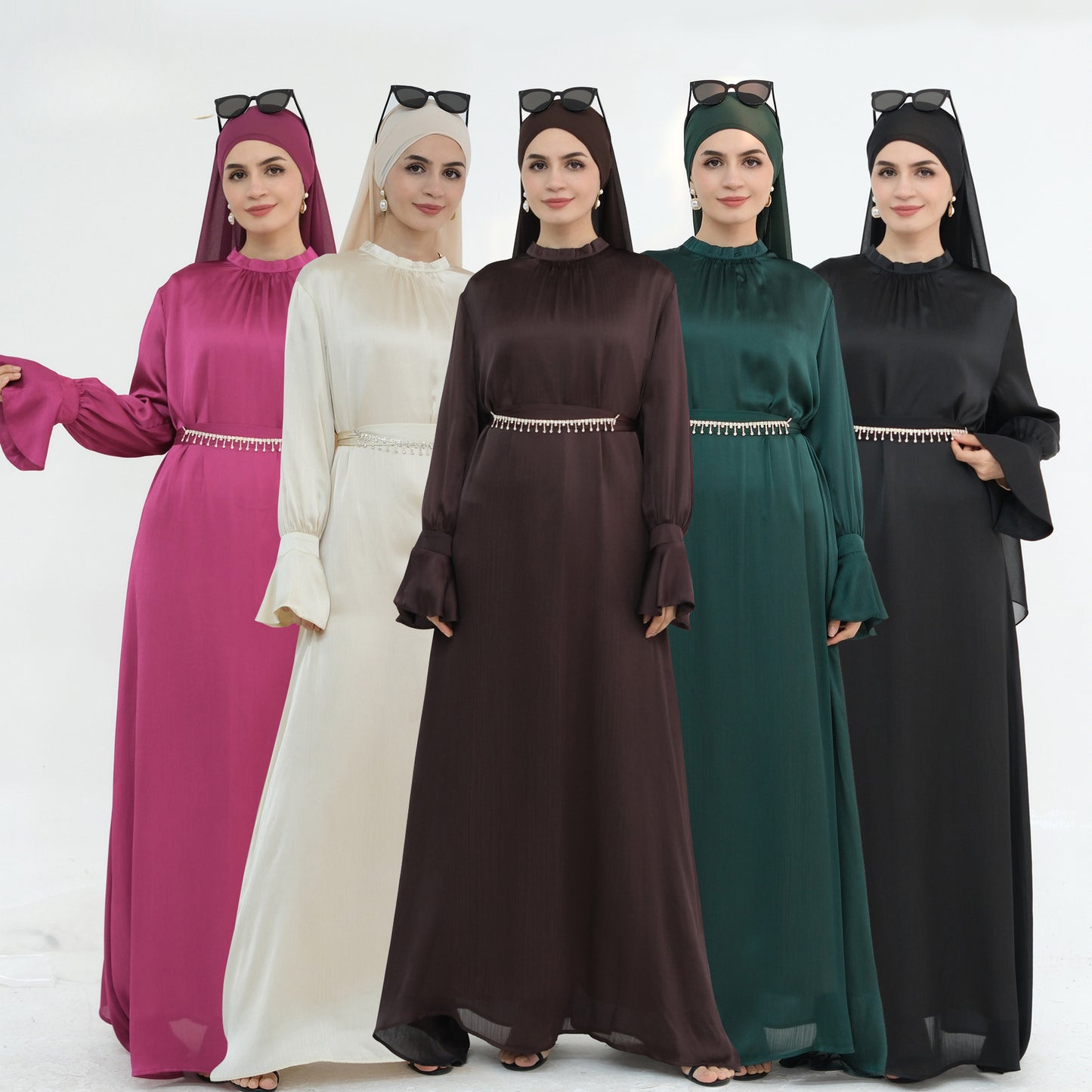 Women's Waist-cinching Tie Two-way Dresses