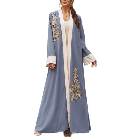 Women's Elegant Cardigan Robe Dress