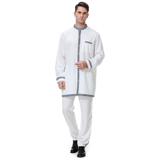 Middle Eastern Men's Robe Matching Set