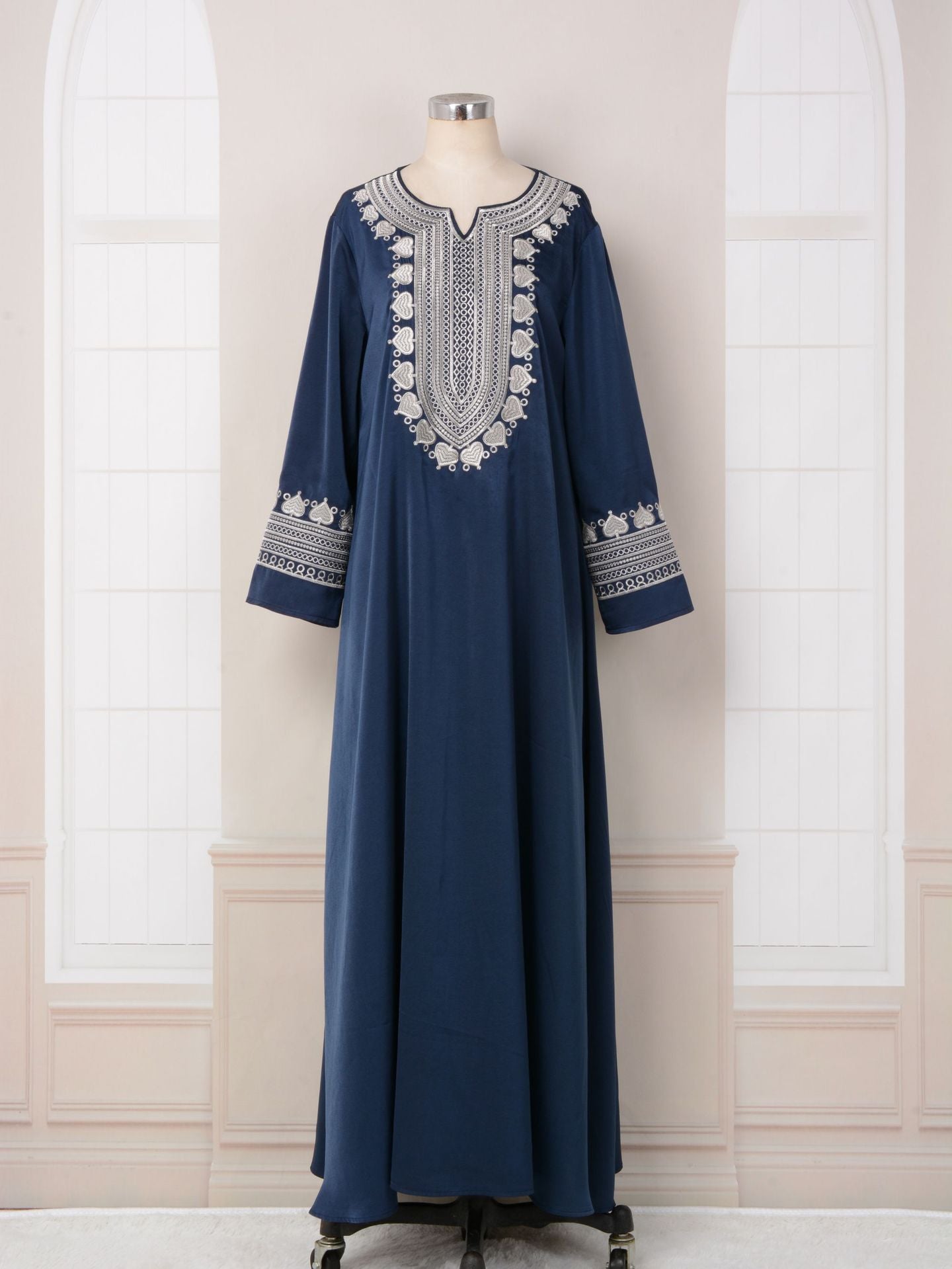 Women's Embroidered Robes Dresses