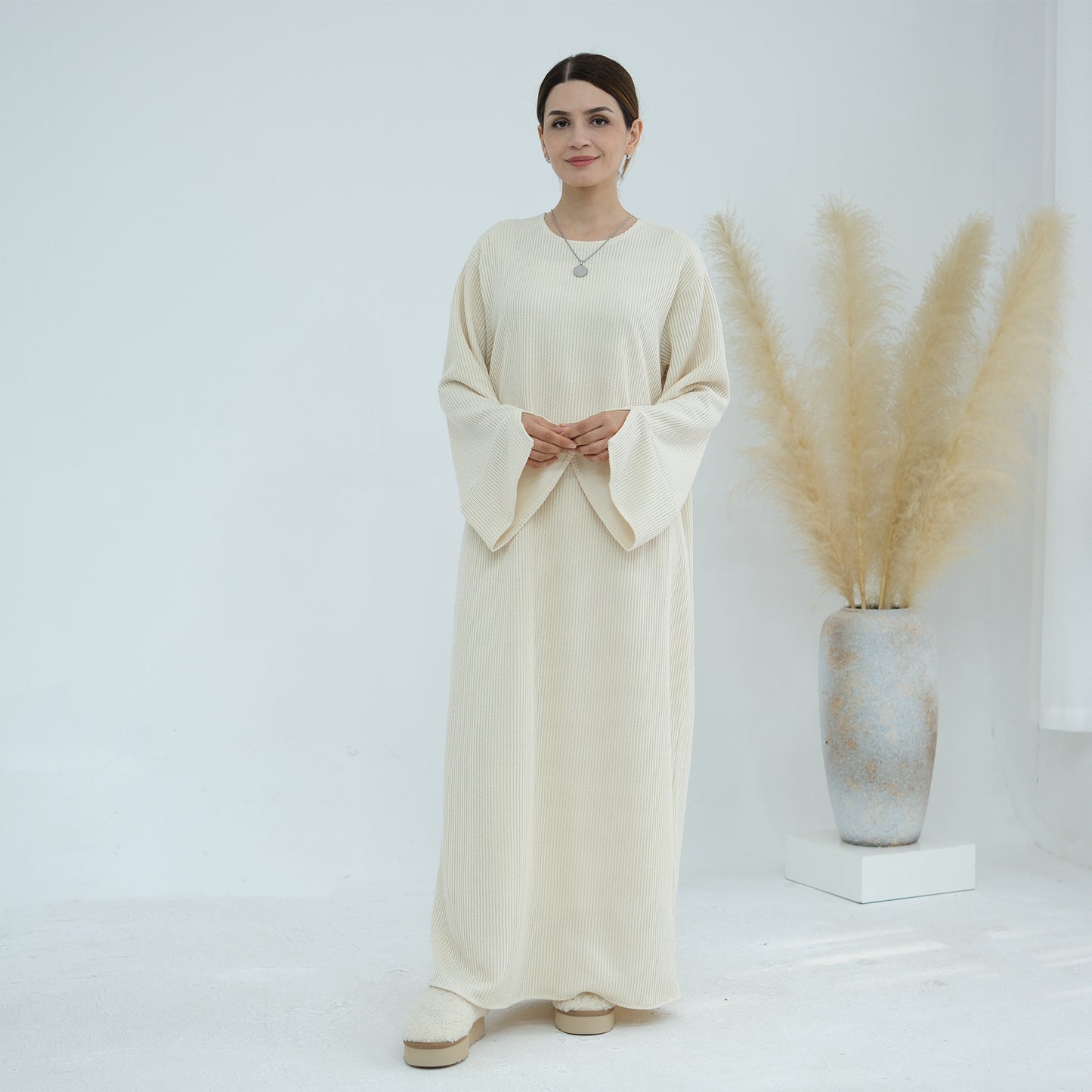 Thickened Knitted Sweater Dress