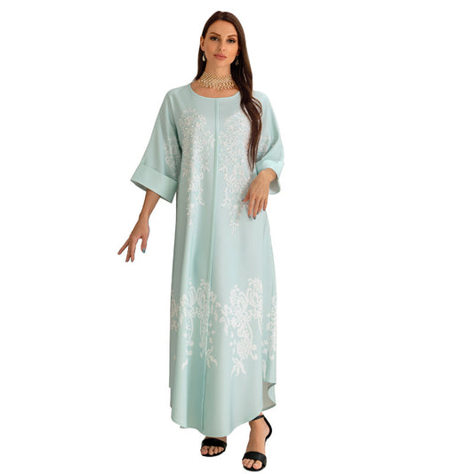 Women's Fashion Hot Diamond Robe Dress