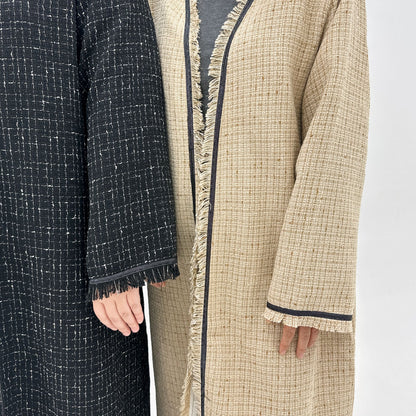 Petite Chanel-Style Cardigan Robe Dress