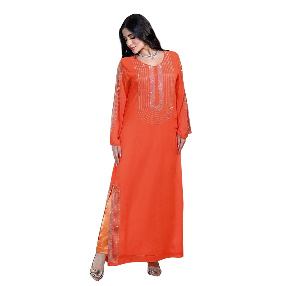 Women's Fashion Hot Diamond Party Dress