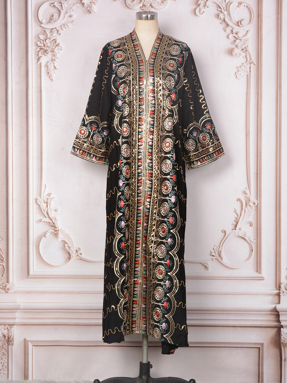 Women's V-neck Loose Evening Dress