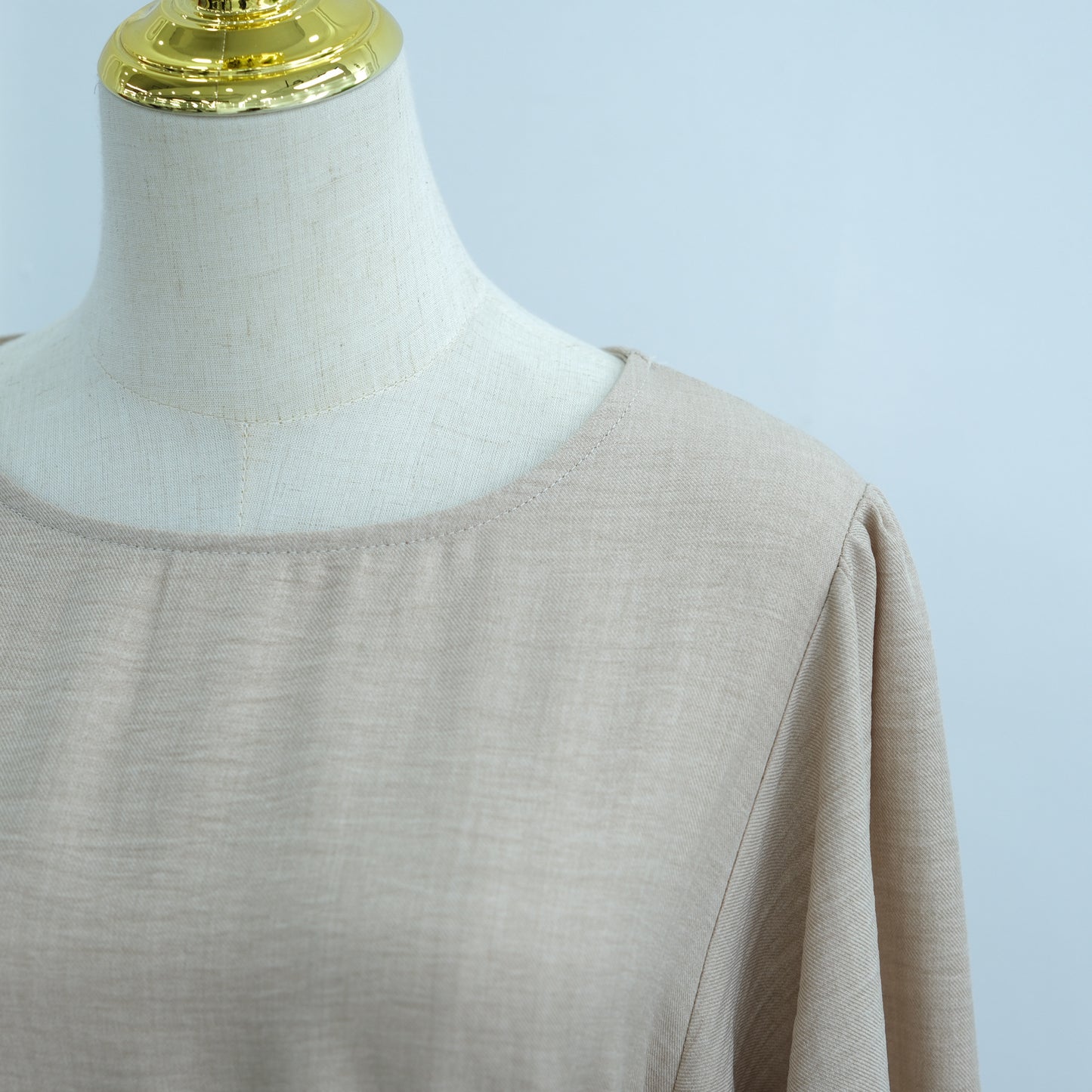 Elegant Belted Wide-Sleeve Maxi Dress for Women