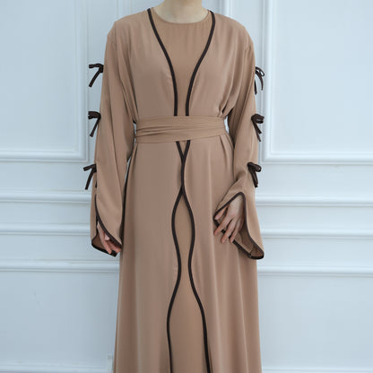 Butterfly Knot Robe with Inner Dress