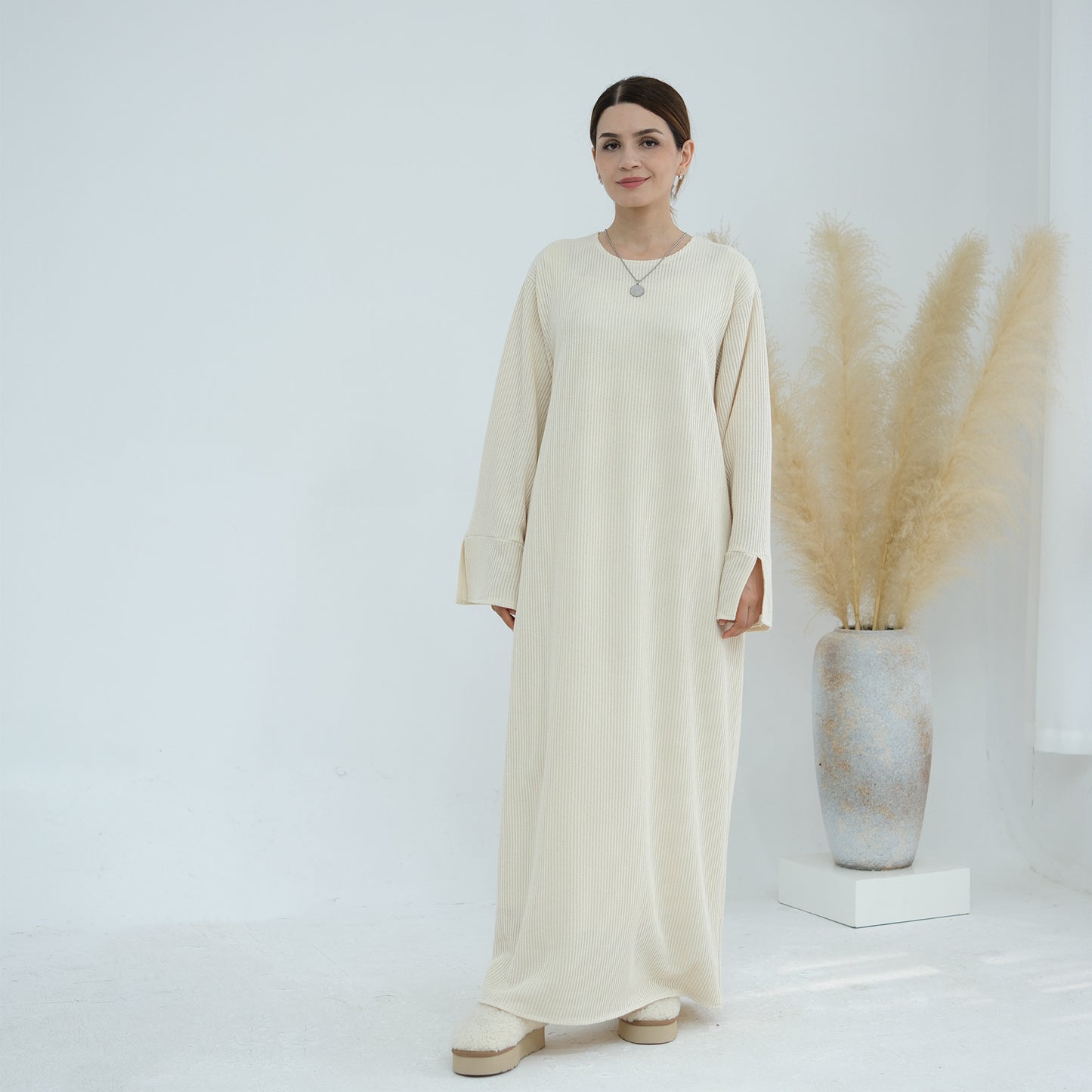 Thickened Knitted Sweater Dress