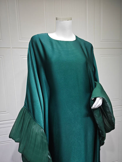 Women's Waist-cinching Satin Dress