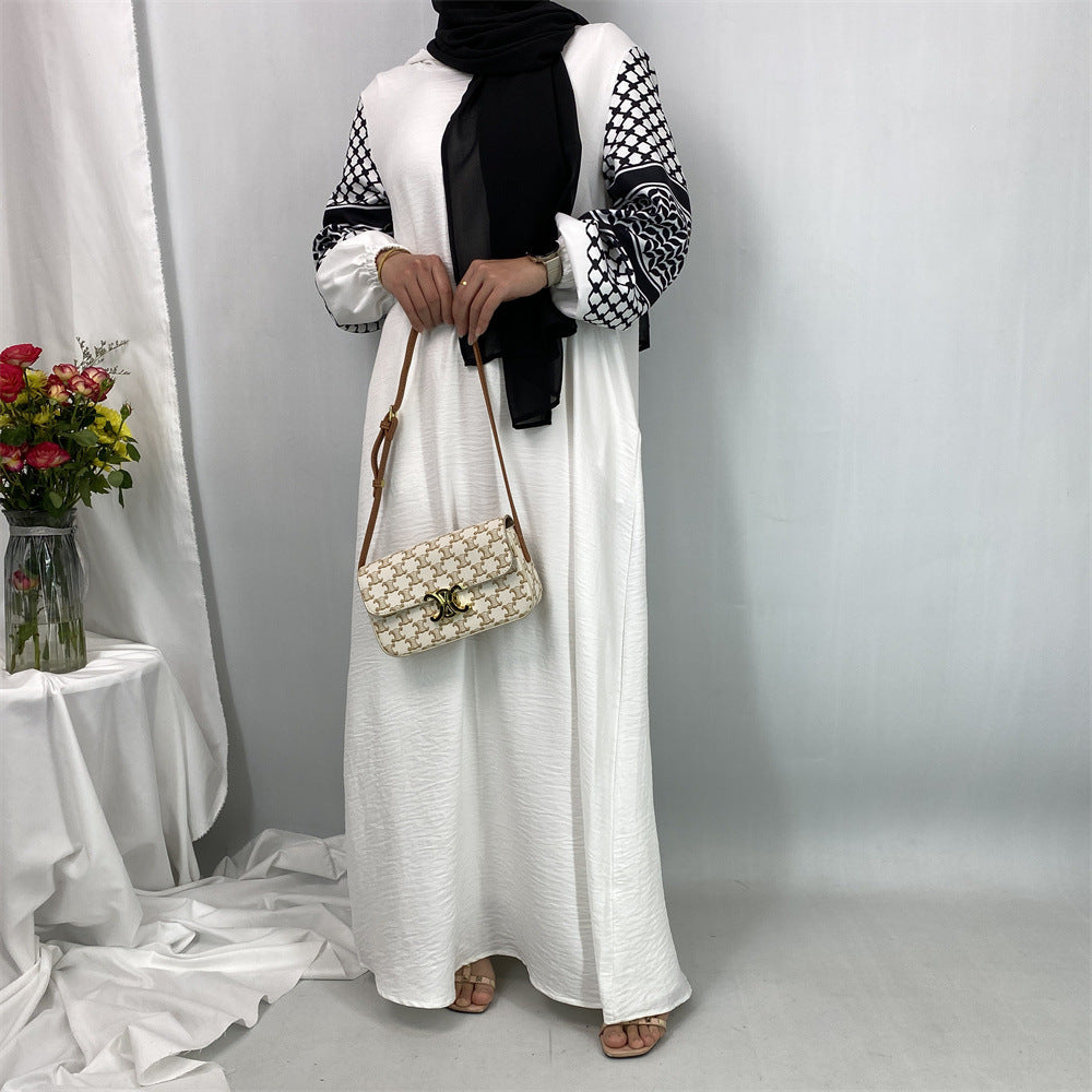 Fashionable Muslim Women's Hat Dress