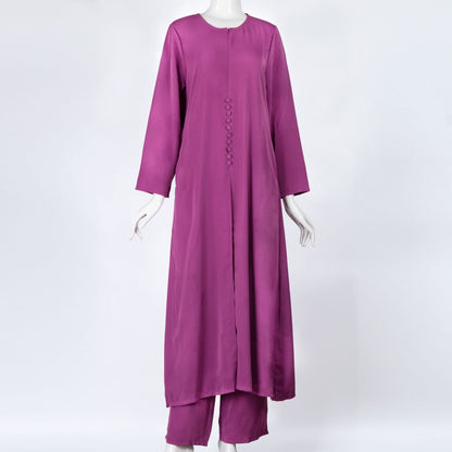 Women's Solid Color Trouser Suit Two Piece Sets