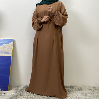 Women's Nursing Long Sleeve Slim Fit Dress