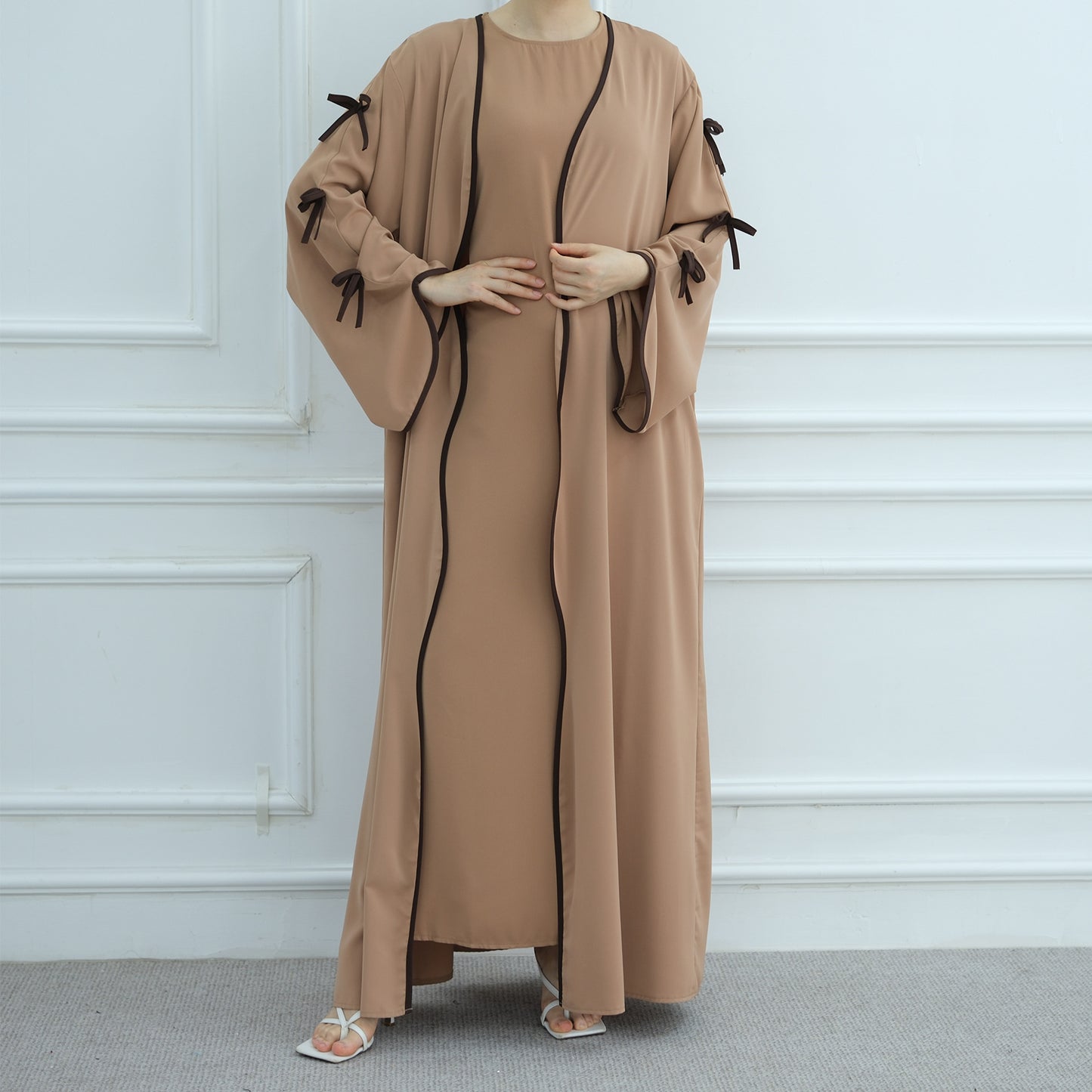Butterfly Knot Robe with Inner Dress
