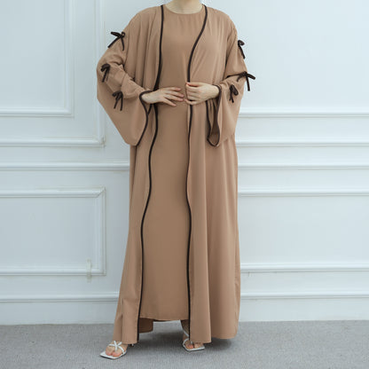 Butterfly Knot Robe with Inner Dress
