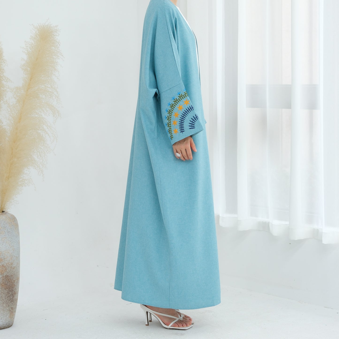Women's Embroidered Dress Robe