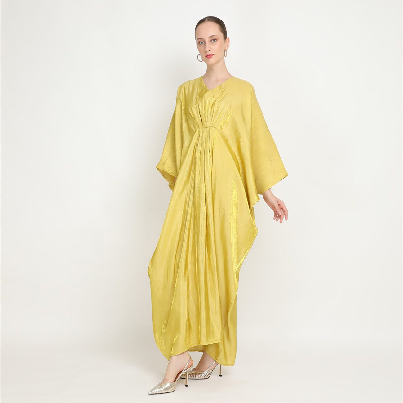 Women's Loose Bat Sleeve Abaya Dress