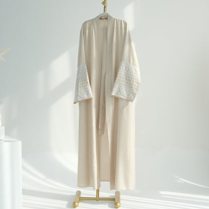 Women's Embroidered Elegant Cardigan Robe