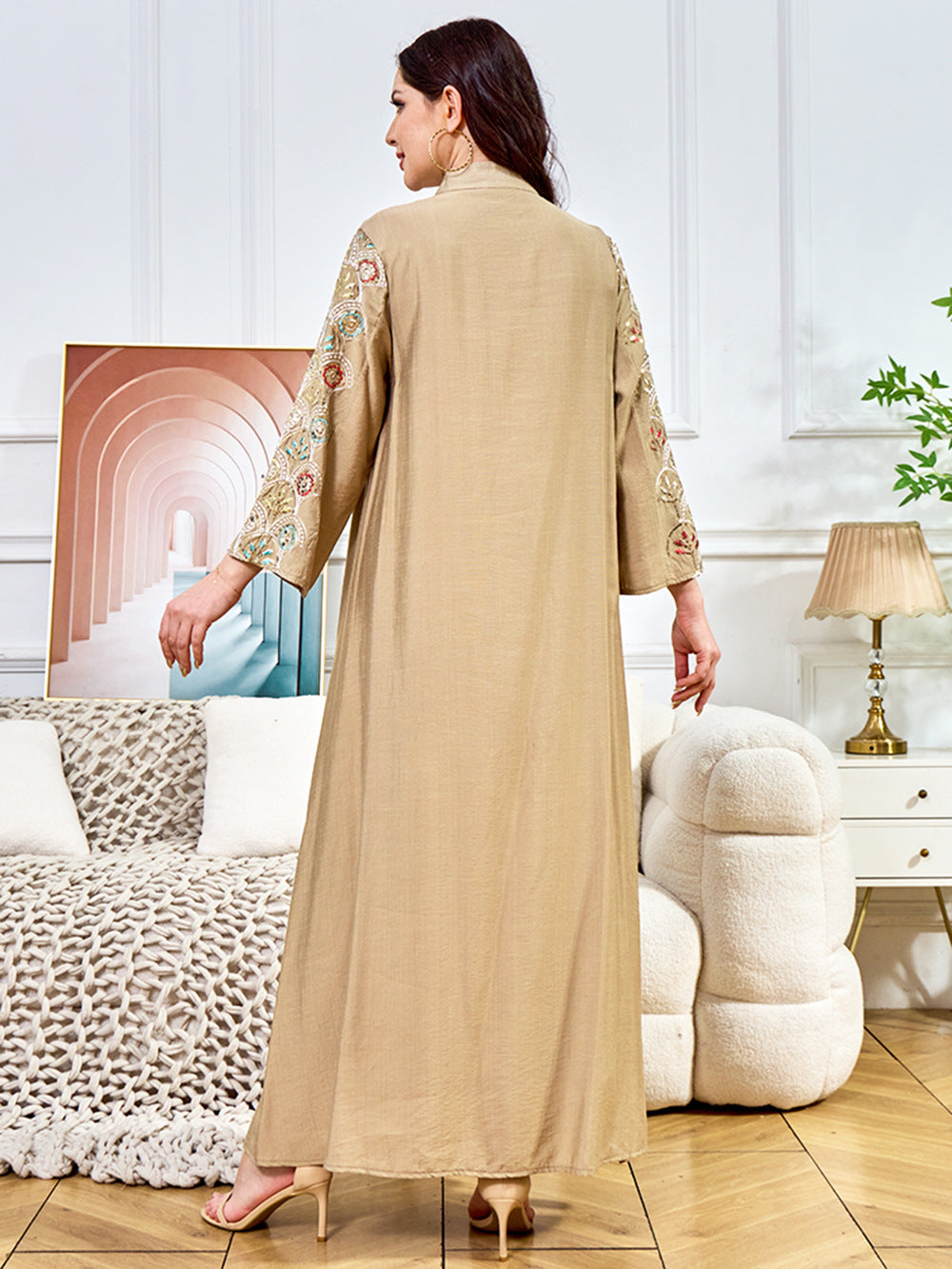 Beaded Women's Muslim Dress