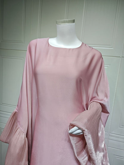 Women's Waist-cinching Satin Dress