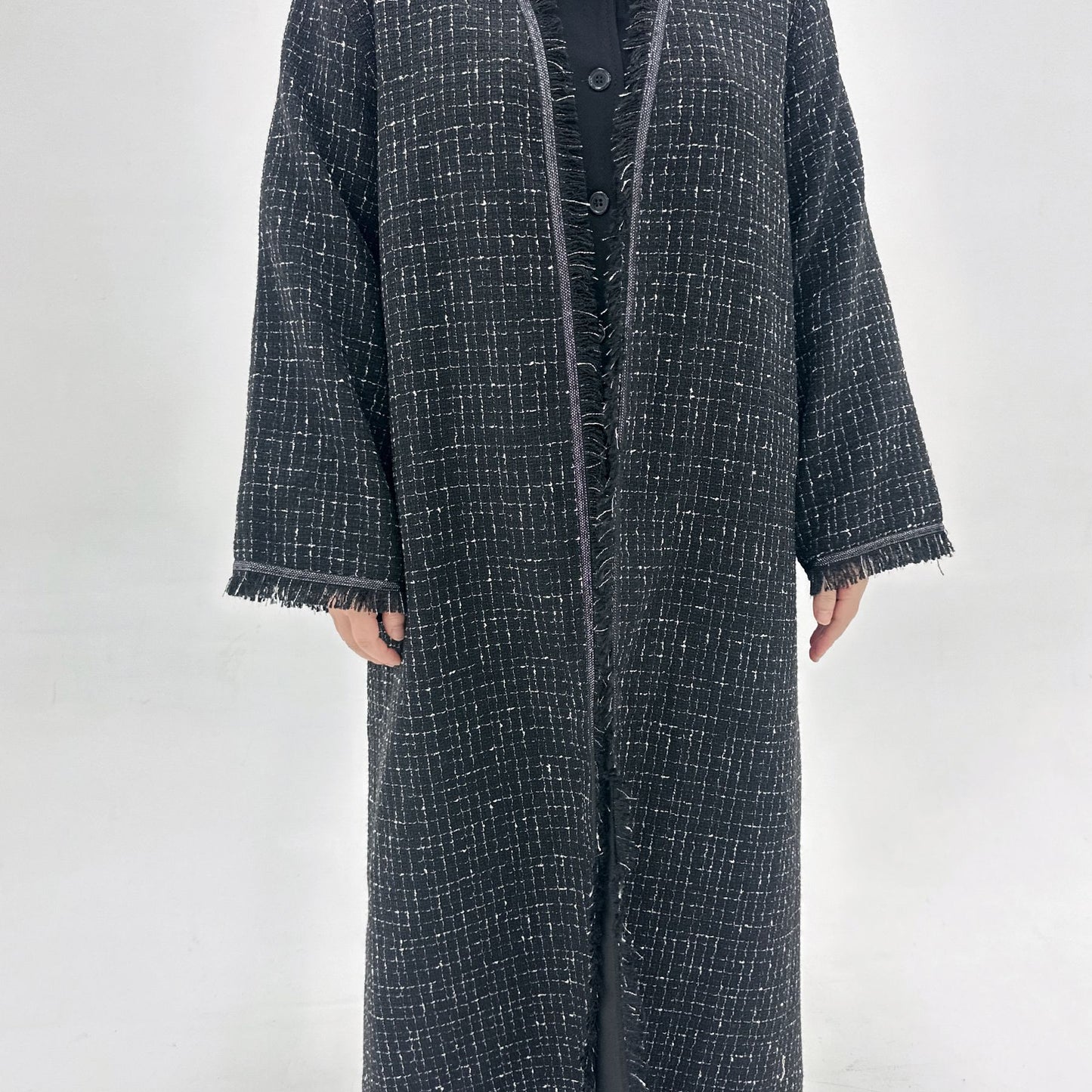 Petite Chanel-Style Cardigan Robe Dress