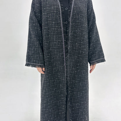 Petite Chanel-Style Cardigan Robe Dress