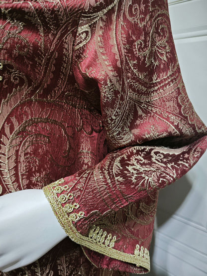Women's Jacquard Embroidered Evening Dress