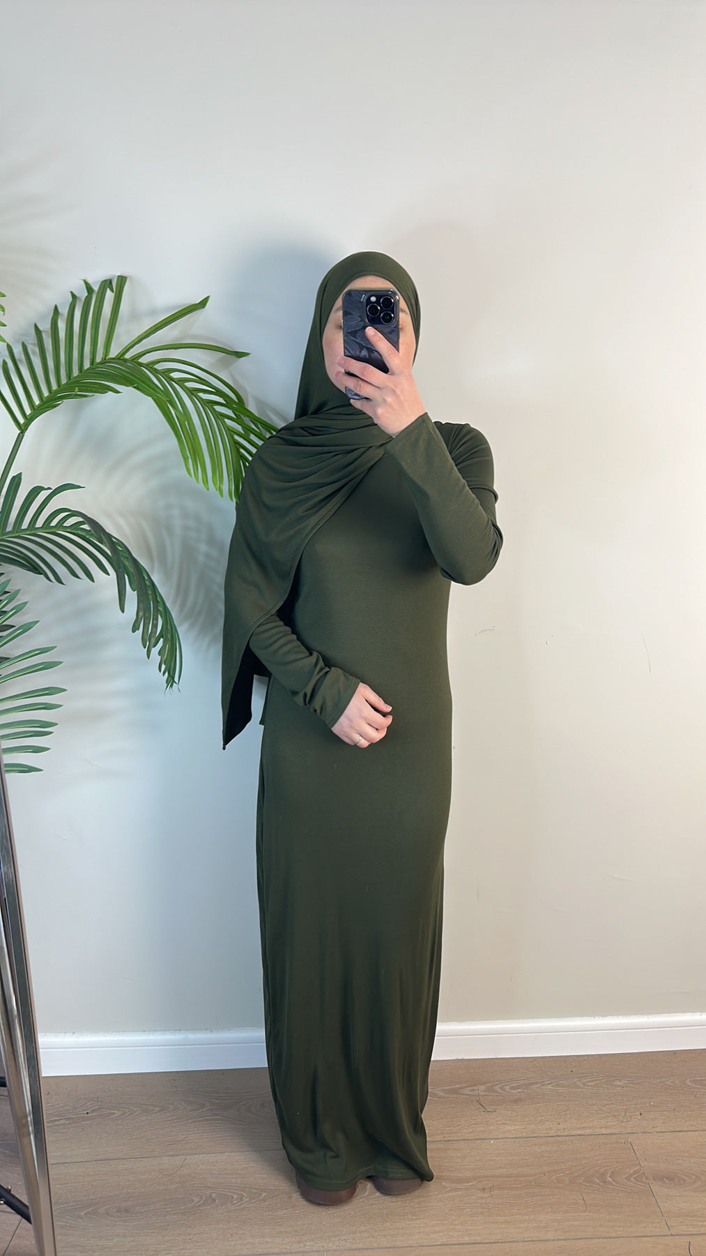 Women's Solid Modal Cotton Dress