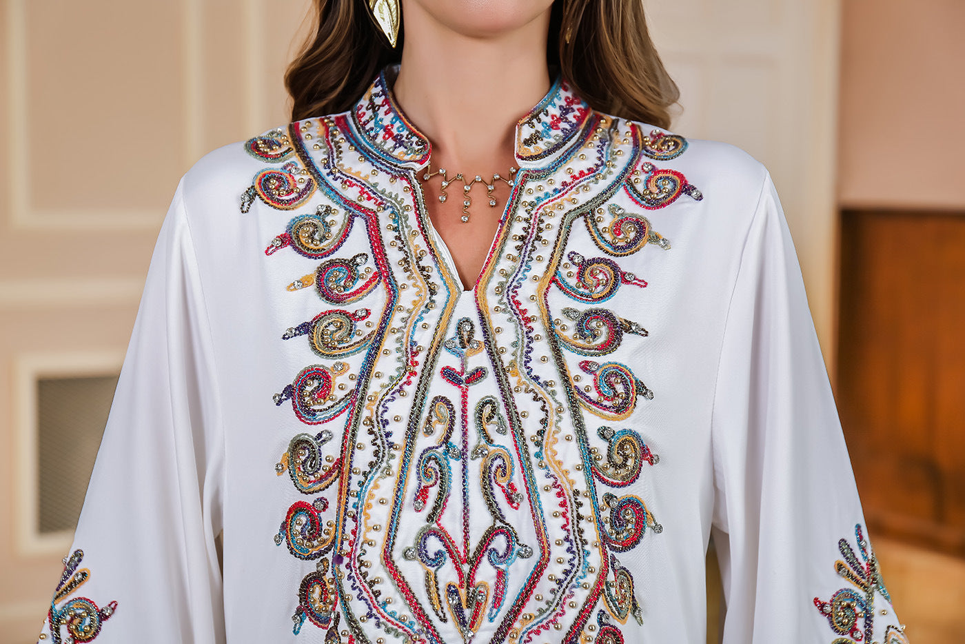 Women's Rope Embroidered Party Dress
